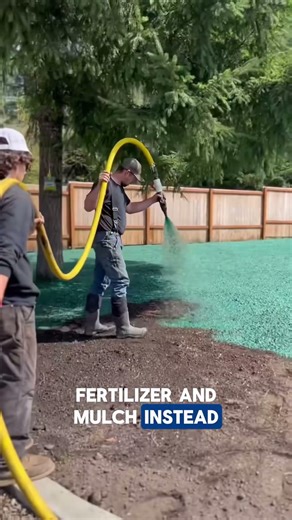 Hydroseeding #construction #DIY #hydrosennding #building