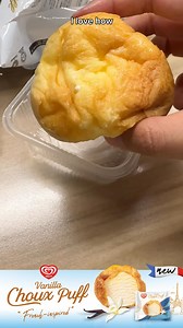 12K views · 243 reactions | Inspired by the delicate, well-loved French pâte à choux, Wall's is introducing its very own Vanilla Choux Puff - a delicious puff pastry filled with creamy vanilla ice cream! It’s the perfect combination for a sweet delight, transporting you to a moment in a French patisserie.  Available exclusively at 7-Eleven for a limited-time only! | Wall’s Malaysia | Facebook