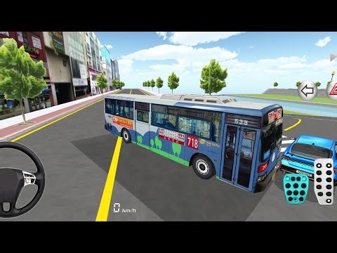 Kia Bus Driving Near River | 3D Driving Class | Tight Turns & City Chaos Gameplay