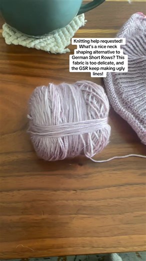 Alternatives to German Short Rows for Neck Shaping