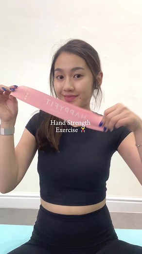 Hand Strength Exercise with Resistance Loop Band - Happy Fit Indonesia