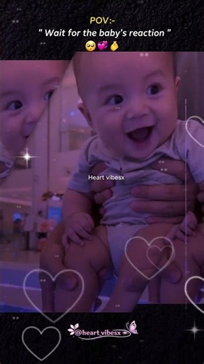 Wait For Baby's Reaction 🥹💗 || Ishq De Fanniyar song ❤️ | #shorts #love #lyrics