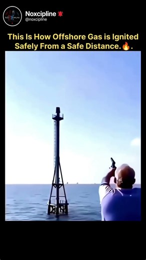 The Genius Method Used to Ignite Offshore Gas Safely