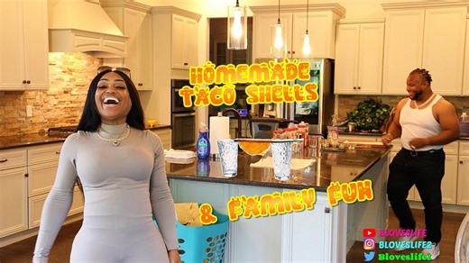 I make hard shell keto tacos with family