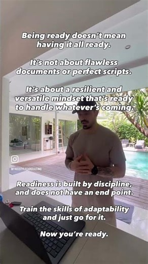 You're never ready - Until You are (Business Systems Engineering)