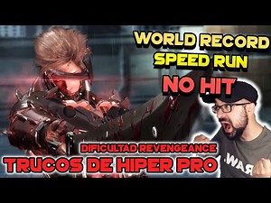 LOS TRUCOS del MEJOR SPEED RUN NO HIT de METAL GEAR RISING REVENGEANCE en MÁXIMA DIFICULTAD