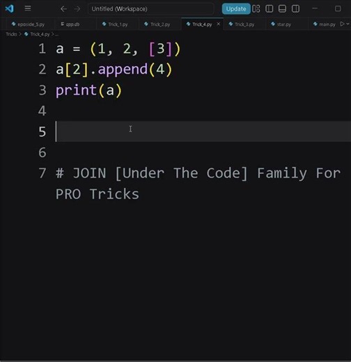 99% of Python Beginners Get This Wrong! 🤯 #programming #python #pythontricks #code #pythonchallenge