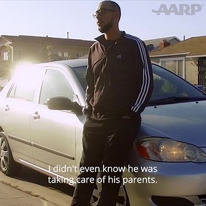 Care to Laugh, a feature-length documentary, follows Jesus Trejo on his journey from LA open mic nights to catching the eye of producers at The Late Late Show with James Corden all while caring for aging parents. See his journey come to life this Friday at 8pm. | AARP