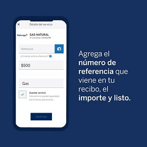 Paga tus servicios desde tu app BBVA México.