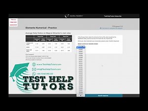 TalentQ Korn Ferry Elements Numerical Question 9 "Flower Park.. entrance fee by 5% " - Aptitude Test