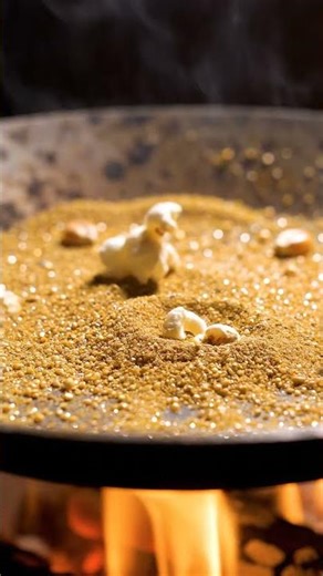 Soft Fire & Sand Popcorn ASMR (Deep Sleep & Relaxation) #asmr #asmrsounds #asmrpopcorn