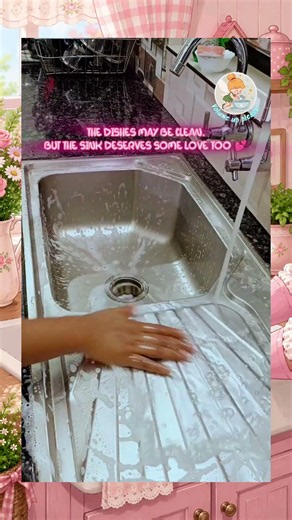The Final Sink Cleaning Step I Never Skip|Satisfying Kitchen Cleaning#shorts#cleaning#asmr #kitchen