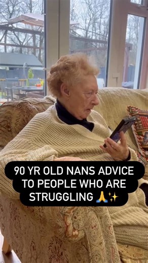 @my.nan.ivy on Instagram: "Love her heart, she hates to hear when people are struggling ☹️ Nan hasn’t had it easy by any means but she got thru 🙏 sending love and light to anyone struggling at the moment. Brighter days ahead ✨🙏 #nan #uknan #mentalhealth #grandparent #uk"