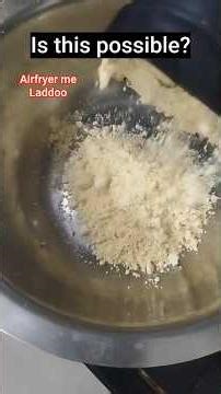 No need for long roasting on gas|quick easy recipe|besan Ladoo in airfryer