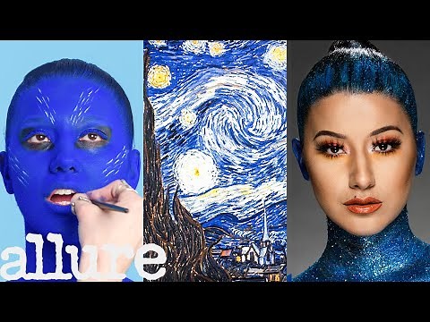 3 Makeup Artists Turn a Model into a Van Gogh Painting | Triple Take | Allure