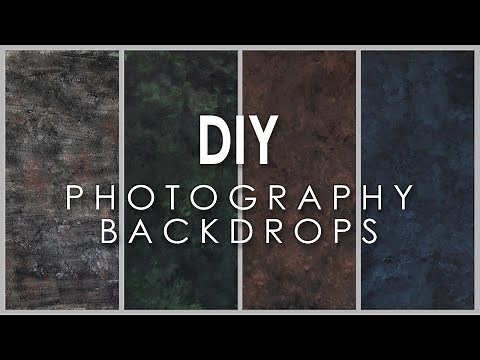 DIY - Handmade photography backdrops
