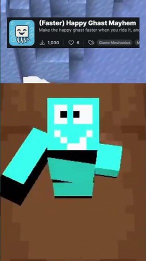 This Mod Makes Happy Ghasts Move Faster In Minecraft!
