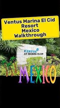 Ventus Marina El Cid Spa & Beach Resort Tour | All-Inclusive Paradise-Mexico #viralshort #mexico