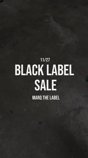 Don't Miss the BLACK LABEL Sales Event This Week!