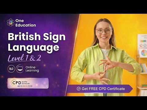 Speak with your hands! 🤟 Master BSL Levels 1 & 2