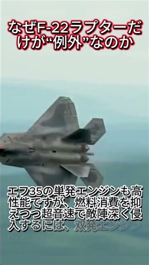なぜF 22ラプターだけが“例外”なのか