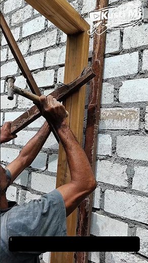 Securing a Wooden Frame to Masonry Walls | Traditional Fixing Technique.
