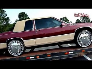 89-93 Cadillac Coupe DeVille on 24" DUB Kingster Floaters & Buick Electra 225 on 26's - HD