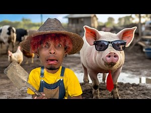 48 HORAS SIENDO GRANJERO 🐷🫩 (¡casi no sobrevivimos!
