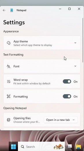 Enable Windows 11 Notepad Dark Theme