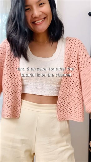 Easy crochet cardigan for summer - Free crochet pattern 😊