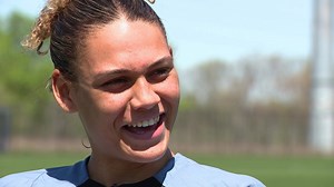 Trinity Rodman speaks exclusively with FOX 5: FULL INTERVIEW