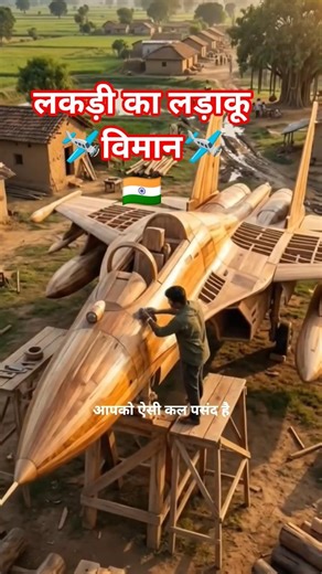 Wooden Fighter Jet FULL BUILD 🔥 | Real Size Aircraft ✈️