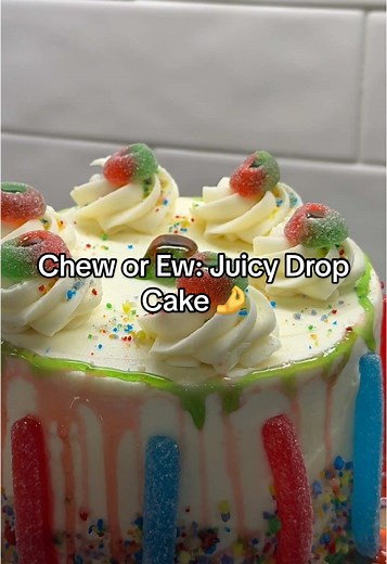 Raise your hand if you want a Juicy Drop birthday cake this year 🙋‍♀️ #juicydrop #candy #cake #sweet #sour