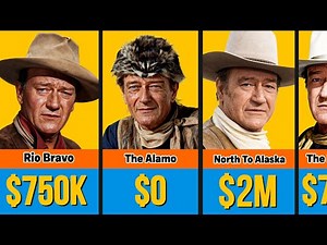 💰🤑 John Wayne's Paycheck For Every Movie He Ever Made