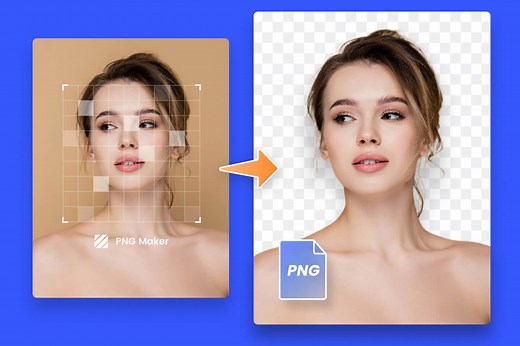 PNG Maker: Convert JPG to PNG Transparent Free Online | Fotor