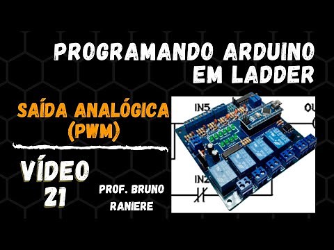 Programando Arduino em Ladder - vídeo 21 - Saída analógica (PWM)