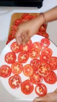 🍅 Homemade Tomato Powder | 100% Natural & Easy Recipe #ytshorts #recipe #youtubeshorts