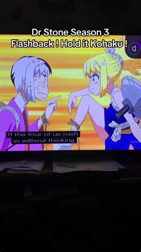 Dr Stone Season 3 Flashback ! Hold it Kohaku ! and when did Gen even have time to do that ?! Lol