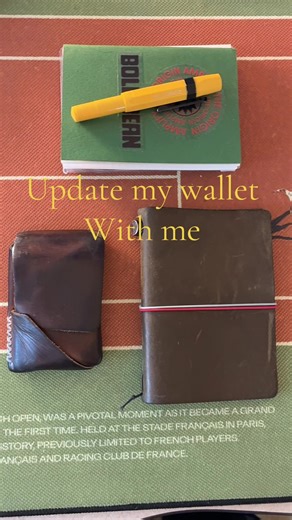 Switching my wallet to a Traveler’s Company passport journal. I really love my old wallet but it’s gets too thick when I try to put cash in there, it was really only made for cards. I also like having a notebook for to-do lists and a sketch book on me at all times so I made the switch! #journaltok #stationary #sketchbook #travelersnotebook #travelerscompany