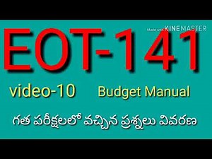 Departmental test EOT -141, video -10,# ap departmental tests, #eot 141