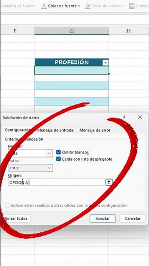 Haz listas desplegables en Excel y evita errores al capturar datos