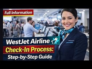 ✈️WestJet Airline Check-In Process | Step-by-Step Guide