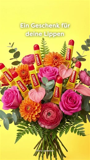 Es muss nicht immer einen Anlass geben... 💐 Unsere Carmex Tube ist das perfekte Geschenk – für dich selbst oder deine Liebsten. Pflegt intensiv, schützt zuverlässig und sorgt für weiche Lippen 💋💛 #meandmycarmex #carmex #carmexlippenbalsam #lippenpflege #carmexclassic #geschenk