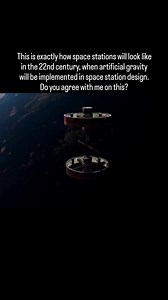 115K views · 2.1K reactions | This is exactly how space stations will look like in the 22nd century, when artificial gravity will be implemented in space station design. Do you agree with me on this? #space #future | Future Worlds | Facebook