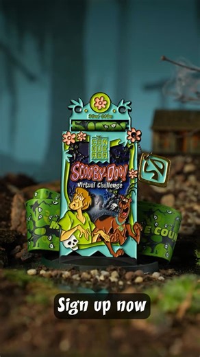 WB Style on Instagram: "Follow in the footsteps of the Mystery Gang and complete the challenge to earn the Scooby-Doo Virtual Challenge medal! 🏅"