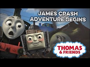 James crash scene | Adventure Begins | HD | UK Dub | Thomas and friends
