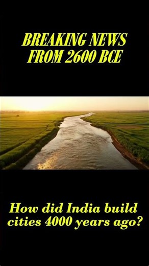 Breaking News from 2600 BCE 🚨When Egypt built pyramids, India built cities. #iaspreparation
