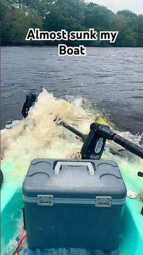 Almost Sunk My Solo Skiff #solo #tinyboat