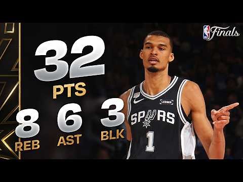 Wemby Joins ELITE Finals Company With 32-PT, 8-REB, 6-AST In Game 3 at MSG! | June 8, 2026