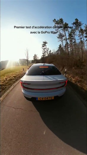 Accélération Polestar 2 Performance GoPro Max